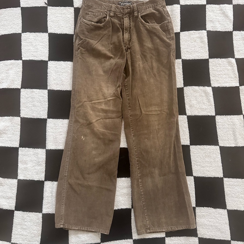 Men's Brown Corduroy Pants